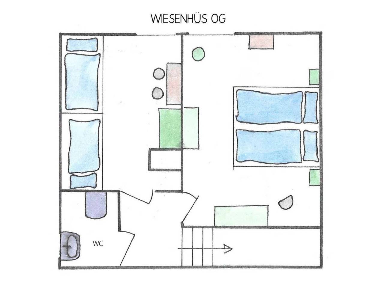 Neuer Weg 3 - Wiesenhüs - Wiesenhüs in Wrixum, Föhr