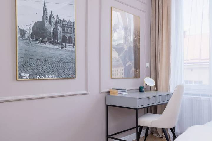 Appartement entier, Elegant Apartment | Air Conditioning, Balcony, Close to Market Square in Kazimierz, Cracovie