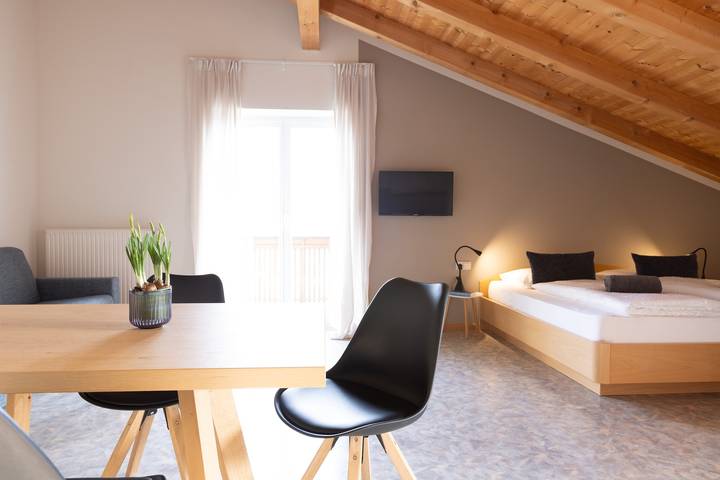 Ferienwohnung für 4 Personen, mit Garten und Balkon