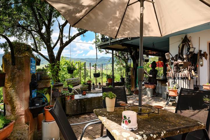 Ganze Wohnung, Ferienwohnung „Gîte Éclat De Soleil“ mit privater Terrasse, Gemeinschaftsgarten & Wlan in Beblenheim, Rappoltsweiler und Umgebung