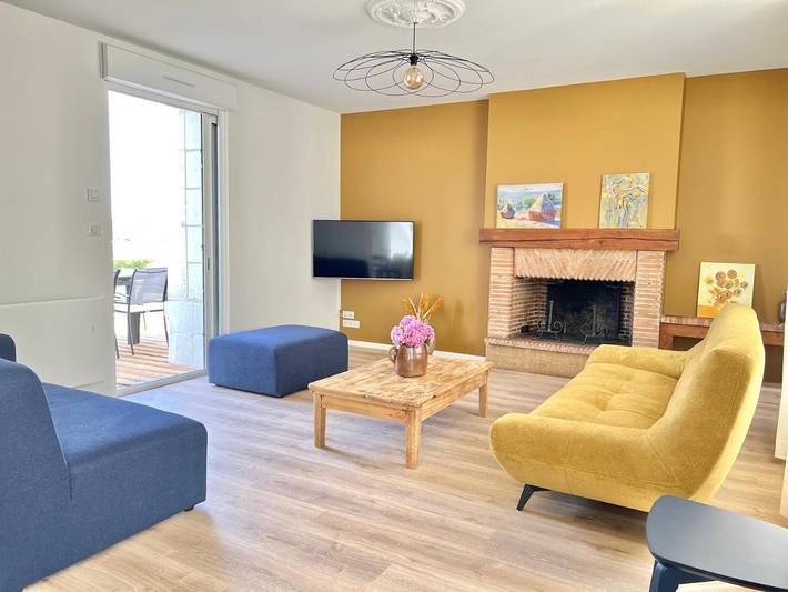 Location de vacances pour 10 personnes, avec vue et jardin, adapté aux familles à Vouneuil-sur-Vienne - 3