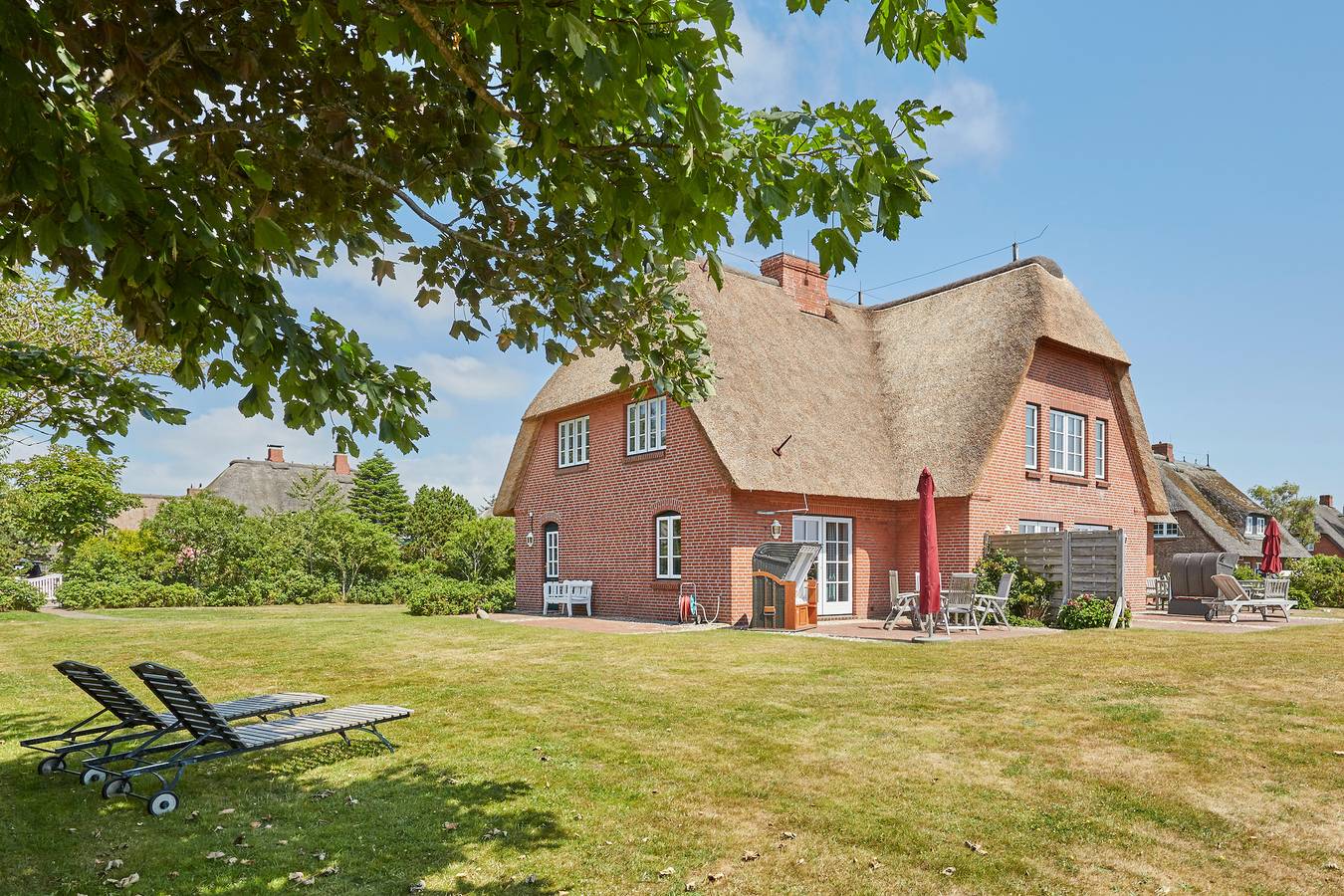 Reethaus am Strand - West in Greveling, Nieblum