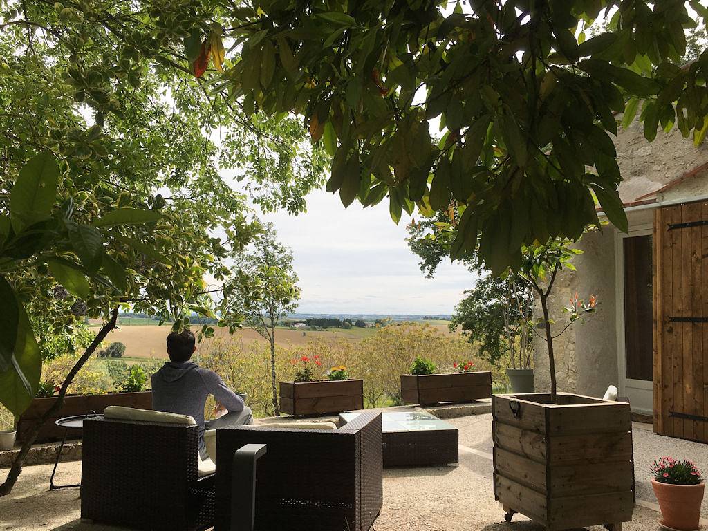 Chambre d'hôtes avec terrasse privée - Chambre in Laplume, Région d'Agen
