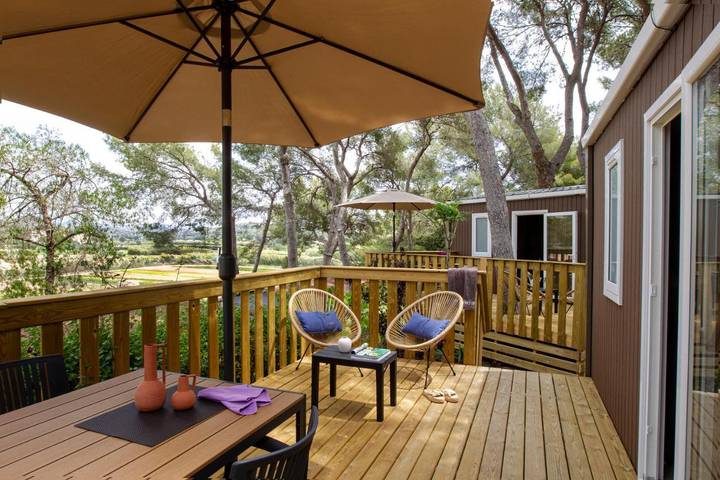 Camping pour 5 personnes, avec piscine ainsi que bassin pour enfant et jardin à Tarragone - 3