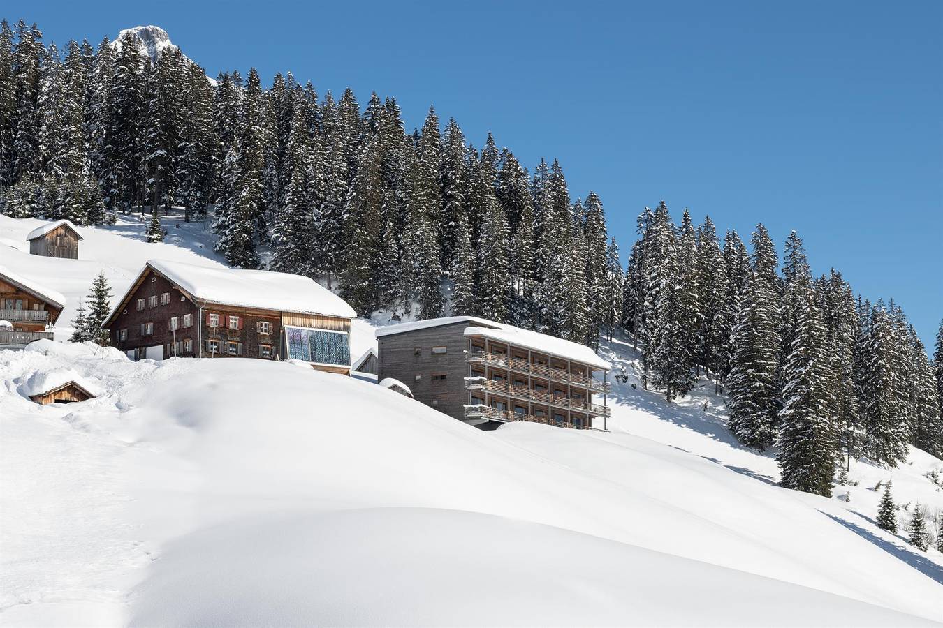 Entire holiday apartment, Appartements Lechblick in Warth, Bregenz Forest