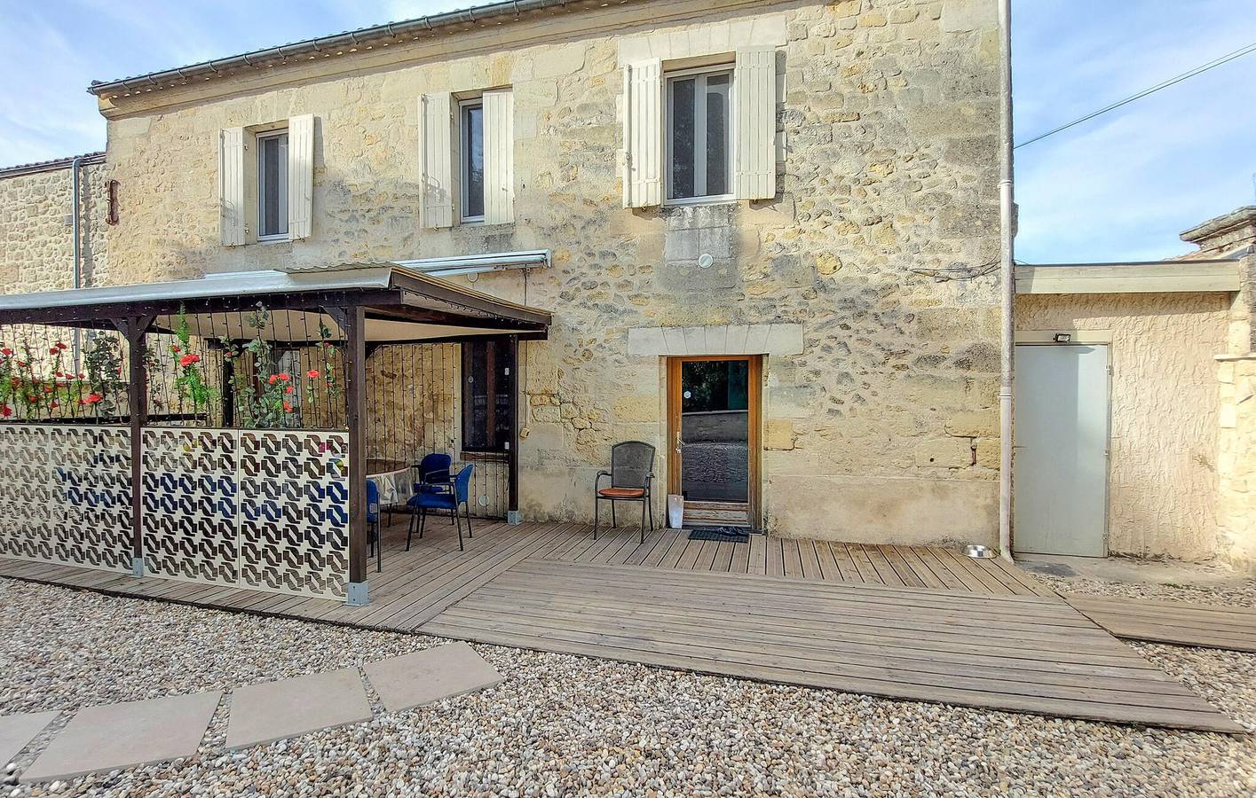 Encantador apartamento con piscina y jardín cerca del centro de Virsac in Saint-Gervais (Gironde), Región de Blaye