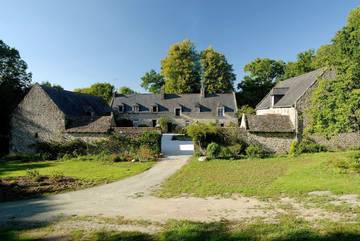 Cottage pour 3 personnes, avec vue ainsi que terrasse et jardin dans Mesnil-Roc'h
