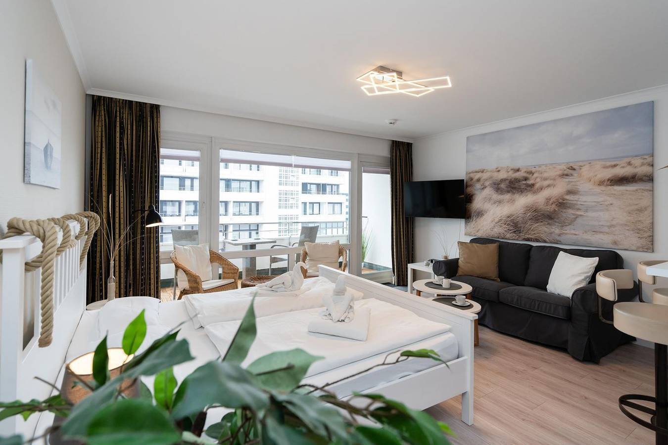 Ganze Wohnung, Zentrales App., strandnah, Balkon, Stellplatz, Wlan. Haustiere erlaubt. in Westerland, Sylt (Gemeinde)