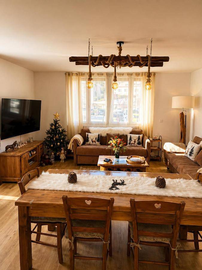 Appartement entier, Le Terrier- Chaleureux avec Jardin privatif et parking pour 2 voitures in Briançon, Serre Chevalier