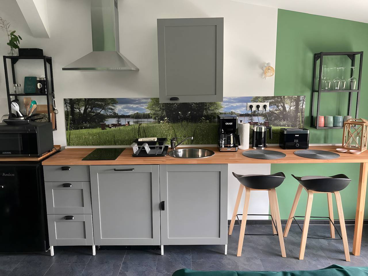 Zimmer 'Mikroappartement Wald' mit Seeblick, Terrasse und Wlan in Friedrichswalde, Barnimerland Region