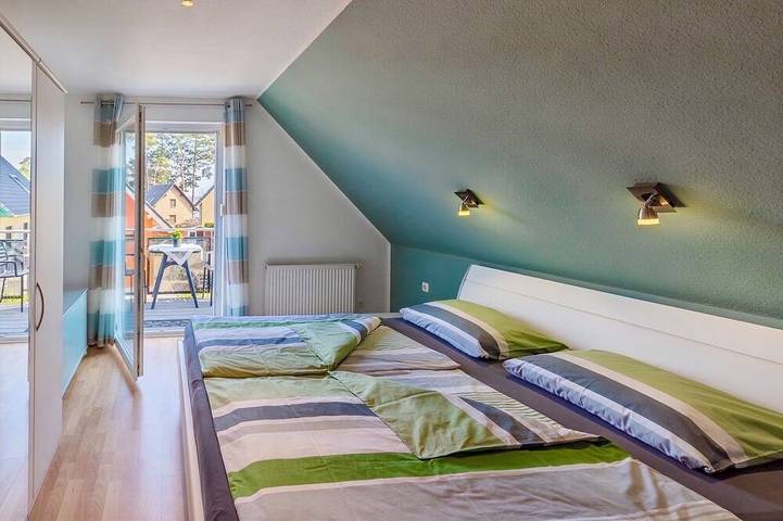 Ferienhaus für 6 Personen, mit Balkon und Garten sowie Sauna an der Müritz - 4