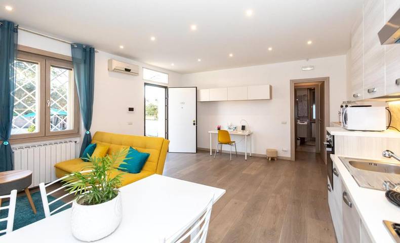 Villa pour 2 personnes, avec vue et piscine ainsi que jardin et sauna à Rome - 4