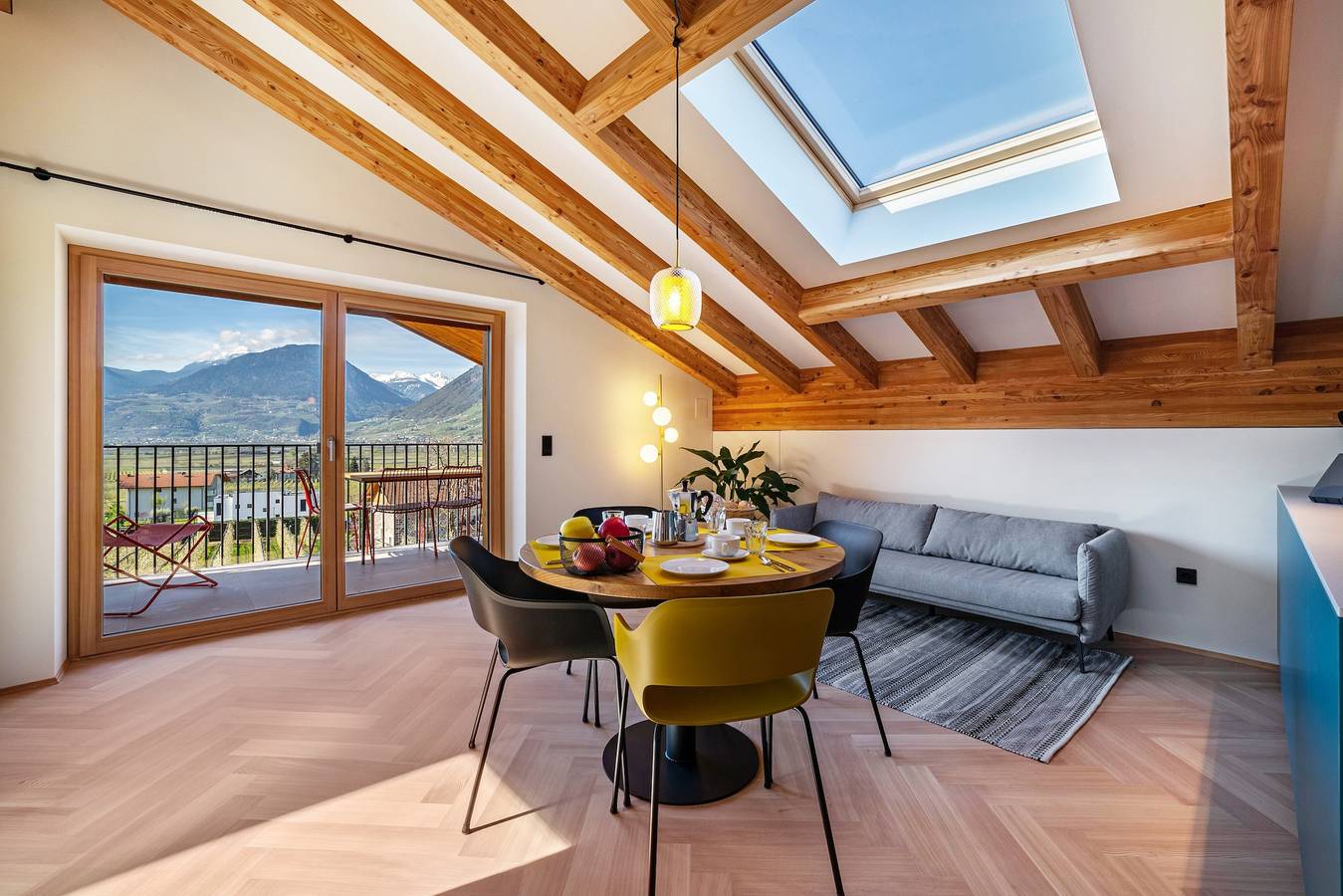 Entire apartment, Apartment 'Villa Rosa Unterschöberlehof - Gloria' with Mountain View, Wi-Fi and Air Conditioning in Merano, Sarntal Alps