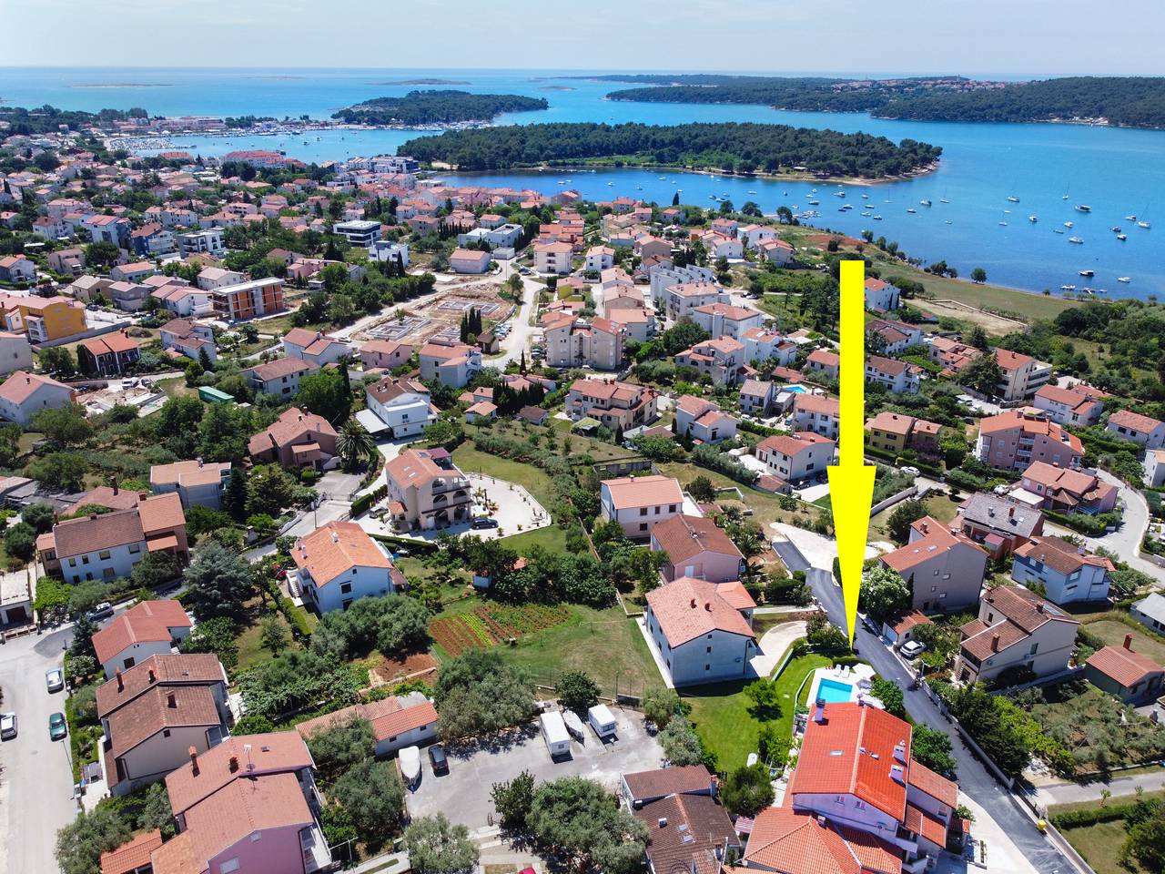 Ganze Wohnung, Ferienwohnung für 5 Personen mit Pool in Medulin, Pula-Medulin