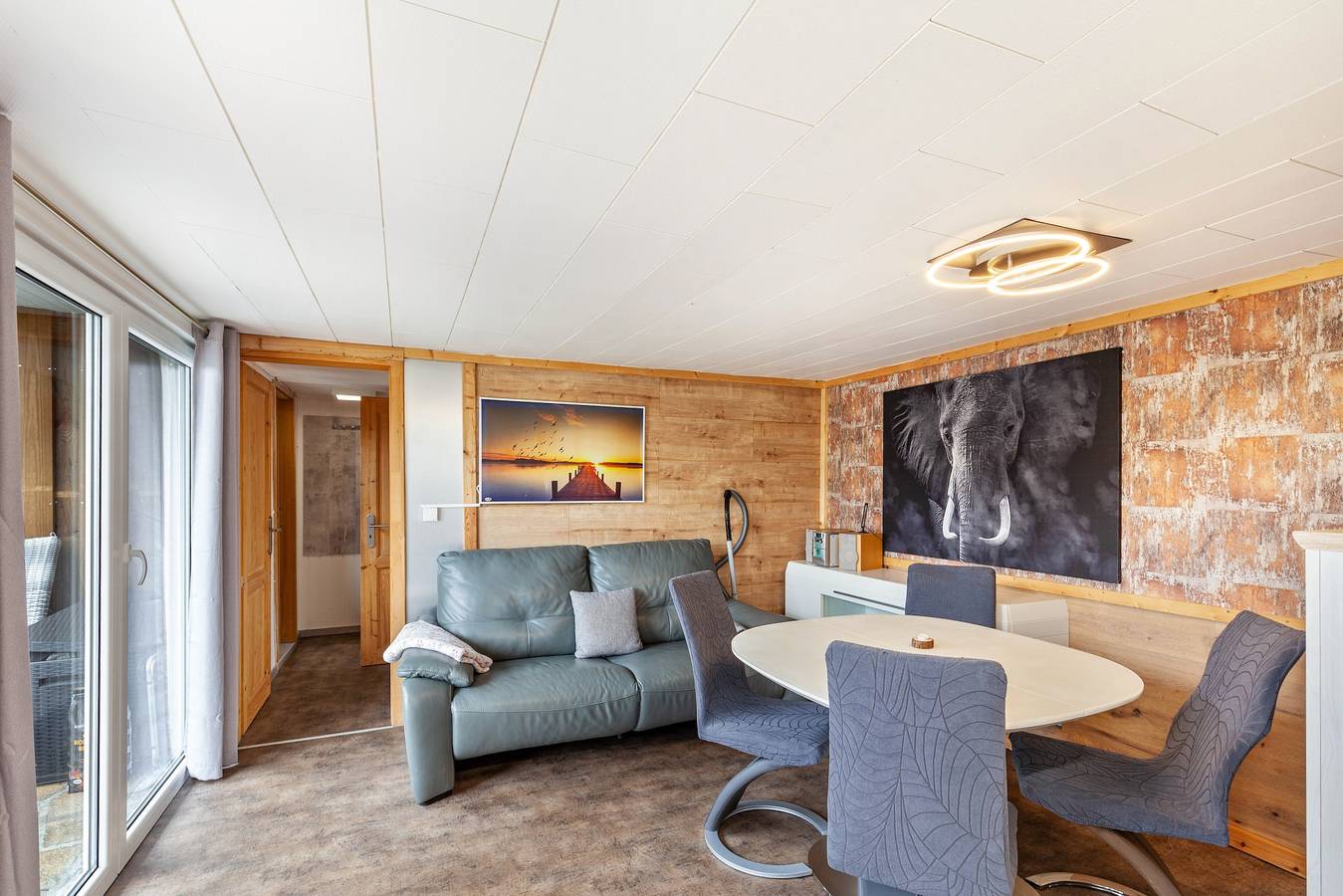 Ferienhaus 34 mit privater Terrasse, Gemeinschaftsgarten und Wlan in Bungalowdorf Zadelsdorf, Zeulenroda-Triebes