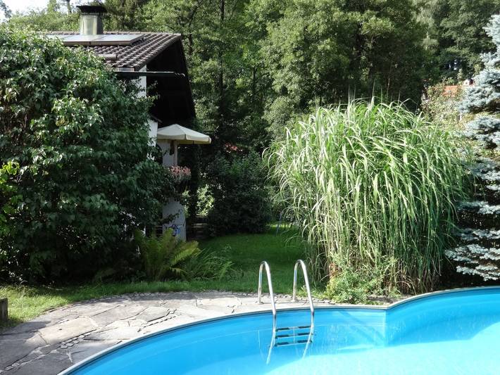 Pension für 2 Personen, mit Terrasse und Garten sowie Pool am Chiemsee