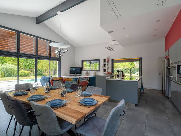 Villa pour 14 personnes, avec jardin et terrasse dans les Landes - 3