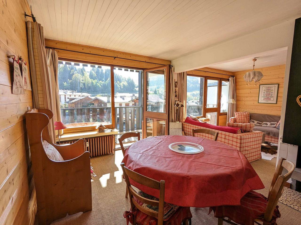 Apartamento entero, Apartamento con balcón en el centro de La Clusaz in La Clusaz, Región de Annecy