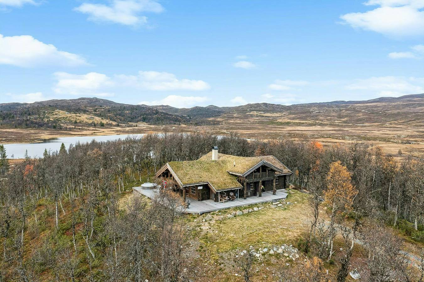 Cabaña de madera con sauna y estufa in Nore og Uvdal