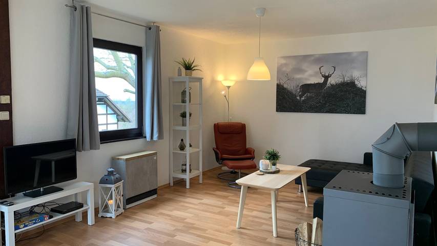 Ferienwohnung für 4 Personen, mit Terrasse und Garten sowie Ausblick in Frankenau - 2