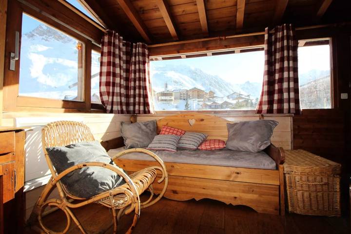 Chalet pour 6 personnes, avec balcon à Tignes