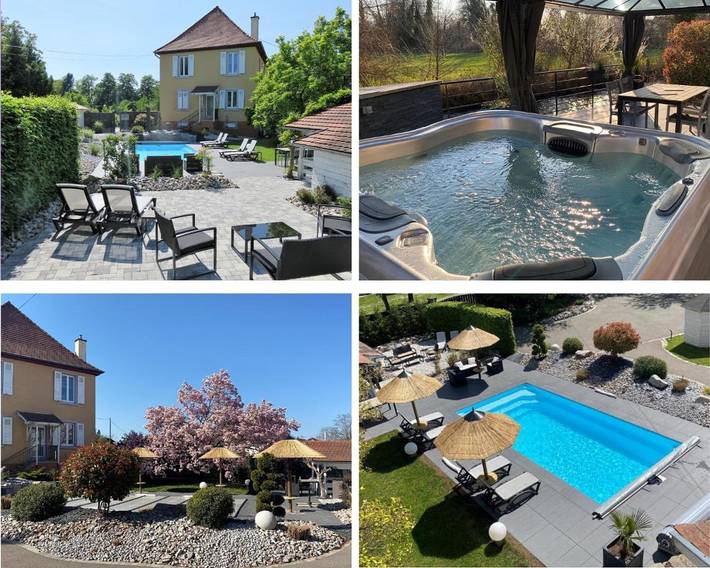 Cottage pour 2 personnes, avec jardin et piscine dans Ensisheim