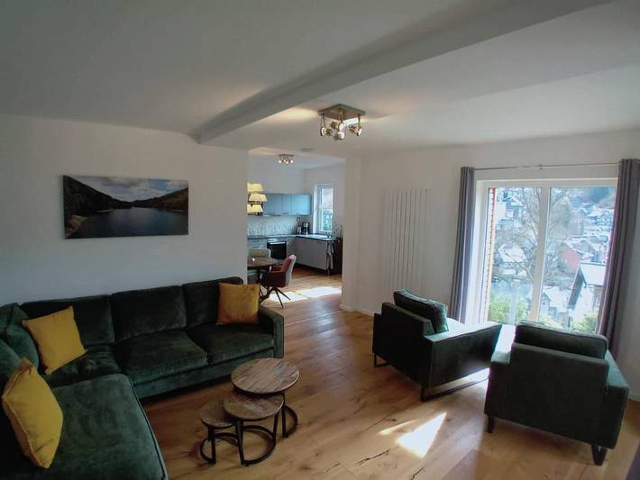 Ferienwohnung für 2 Personen, mit Terrasse und Garten sowie Ausblick in Lauscha - 2