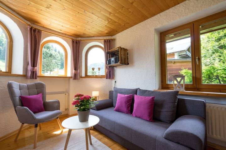 Hütte für 2 Personen, mit Garten und Terrasse sowie Ausblick, kinderfreundlich im Oberallgäu - 2