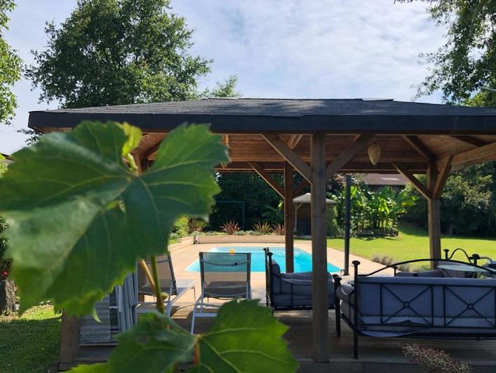 Location de vacances pour 3 personnes, avec piscine ainsi que jardin et jacuzzi à Hontanx - 4