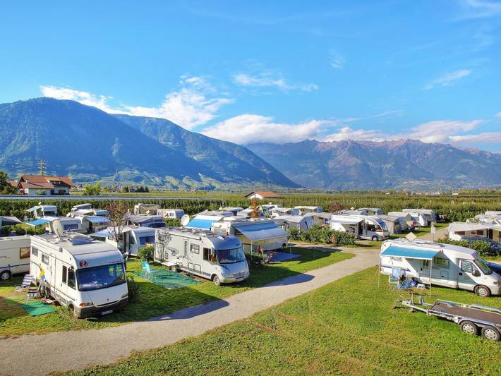 Camping für 5 Personen, mit Kinderpool und Garten in Südtirol