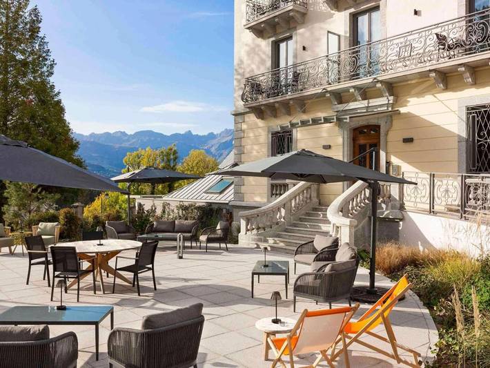 Hôtel pour 3 personnes, avec terrasse, animaux acceptés dans Thermes de Saint Gervais les Bains