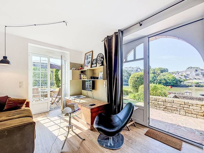 Gîte pour 2 personnes, avec terrasse dans Port Saint-Goustan