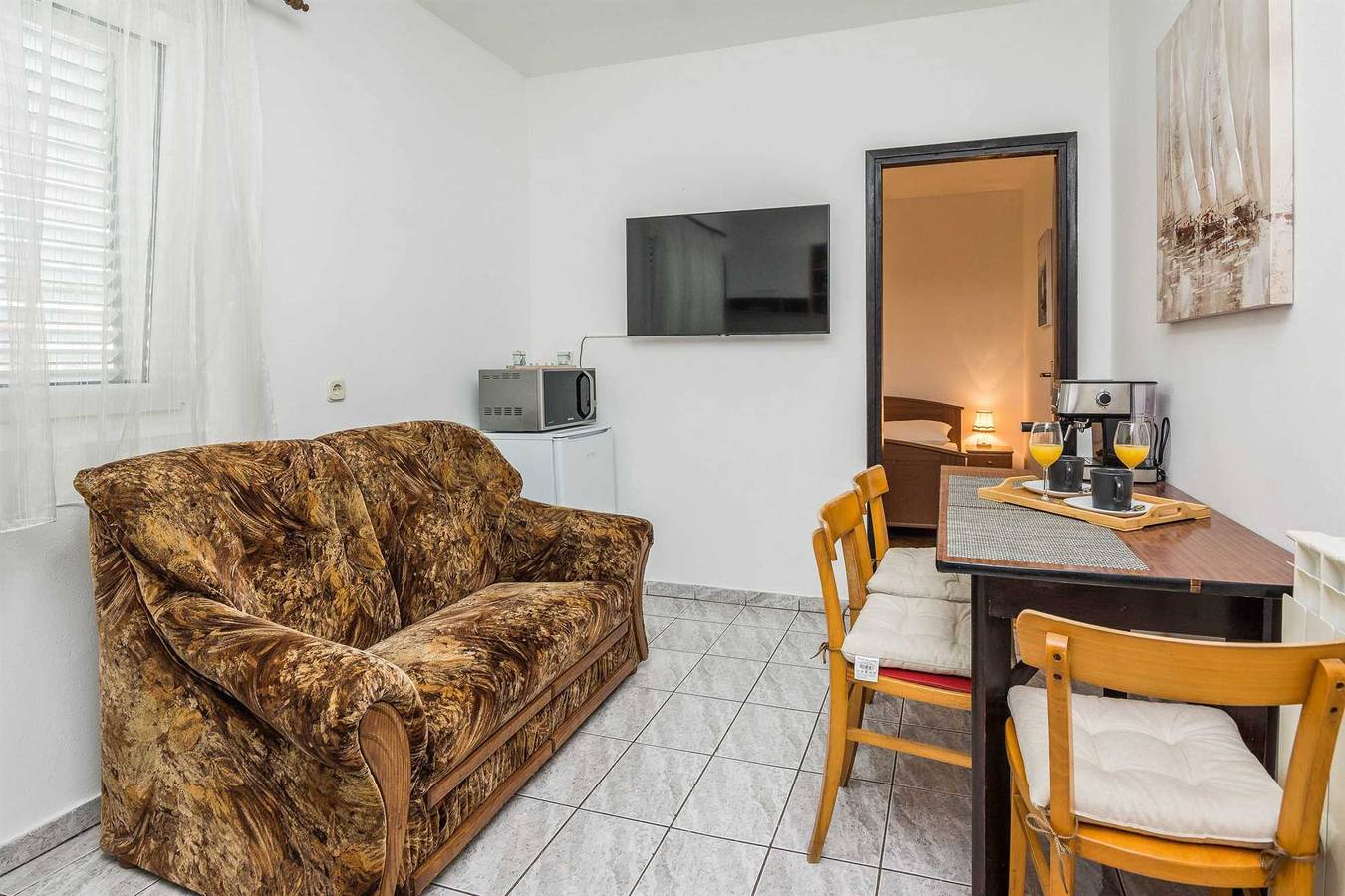 Cały apartament, Apartament wakacyjny dla 2 osób z balkon in Privlaka, Zadar
