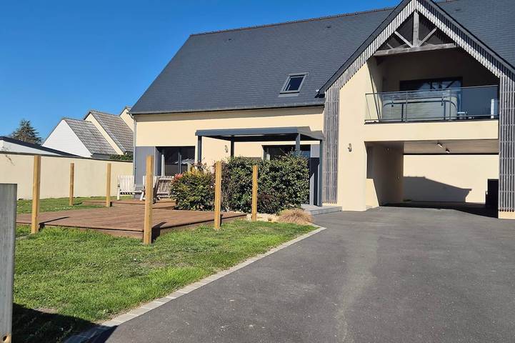 Maison de vacances pour 6 personnes, avec jardin ainsi que jacuzzi et balcon