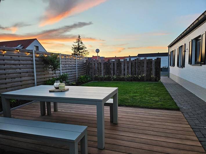 Ferienhaus für 6 Personen, mit Terrasse und Garten