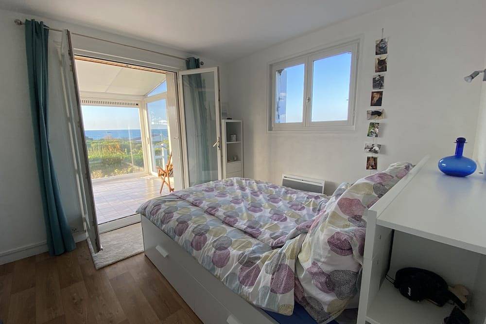 ☀️ Ferienhaus am Meer mit traumhafter Aussicht und direktem Strandzugang in Fermanville, Cherbourg und Umgebung
