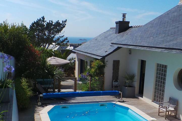 Maison de vacances pour 6 personnes, avec balcon et jardin à Plouarzel