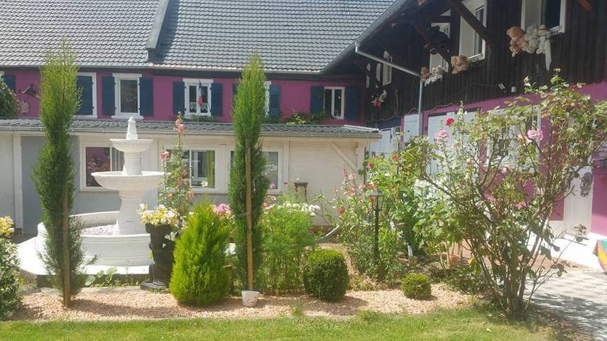 Gîte pour 15 personnes, avec jardin et balcon à Westhalten