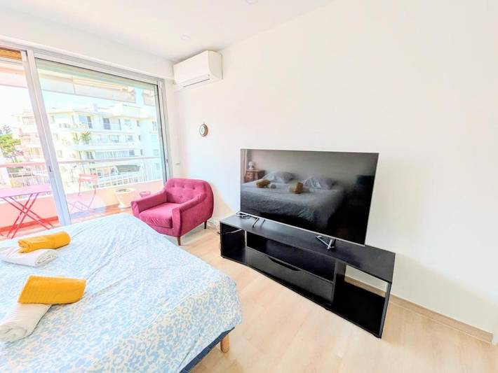 Gîte pour 4 personnes, avec Terrasse et Vue dans Plage du Palm Beach