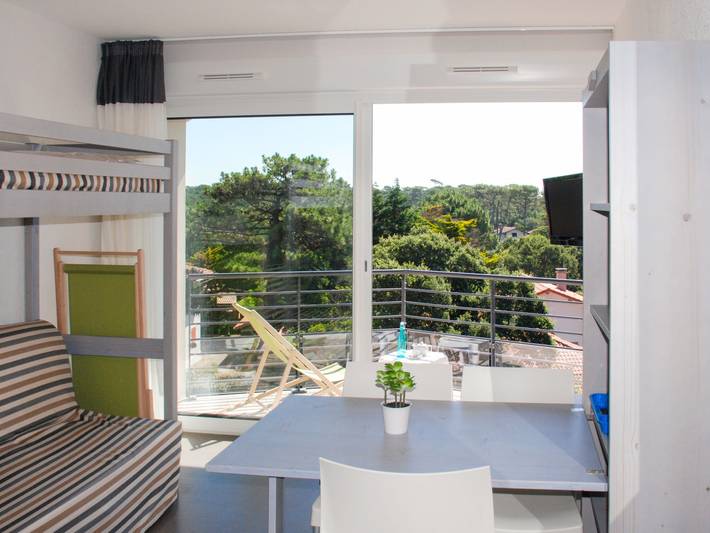 Apartamento para 3 personas, con Balcón en Hossegor
