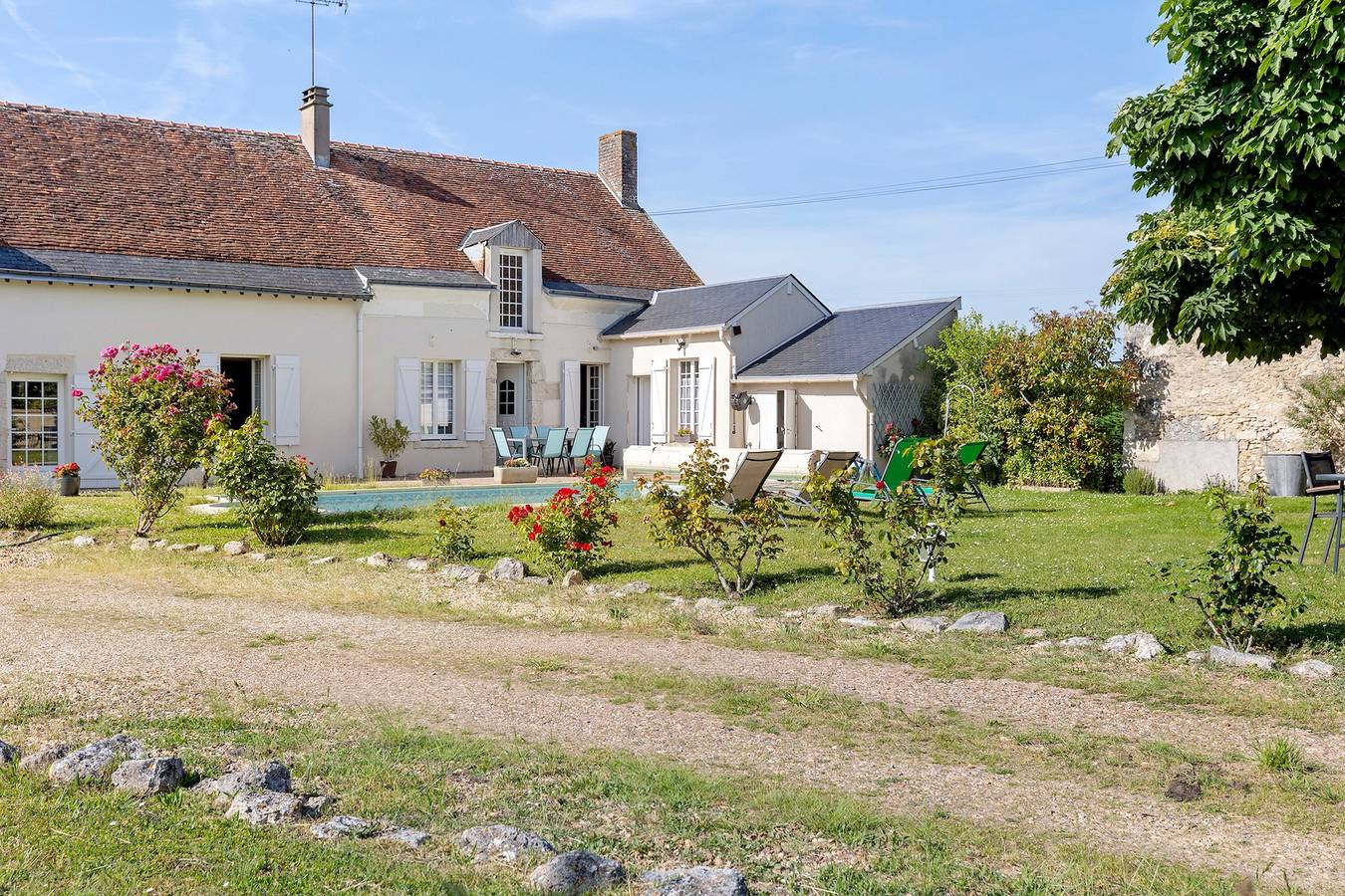 Bed & Breakfast 'Chambre Laurier' mit Gemeinschaftspool, Garten und Wlan in Contres, Sologne
