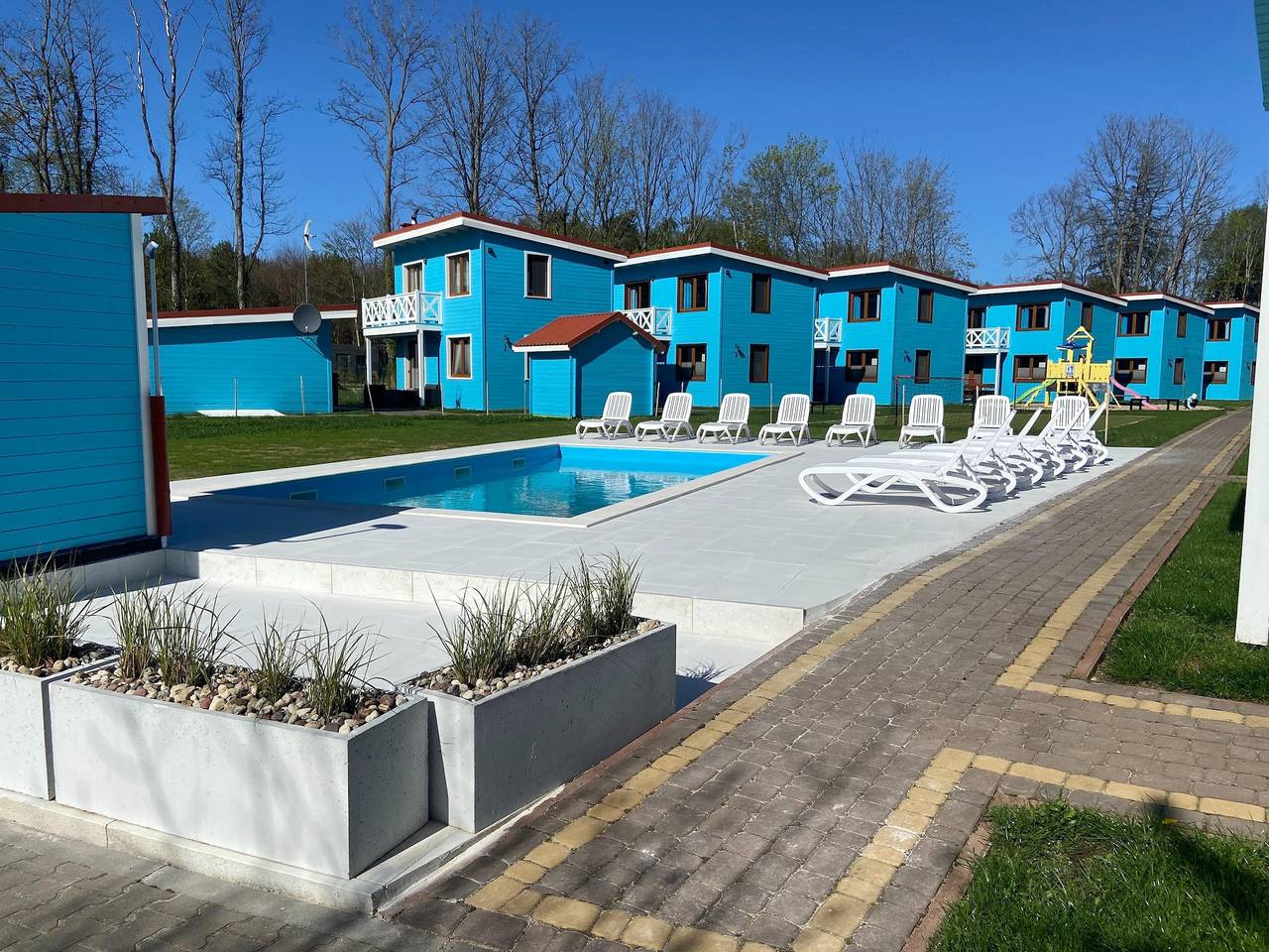 Komfortables Ferienhaus (Nr. 8), Sommerpool in Rewal, Powiat gryficki