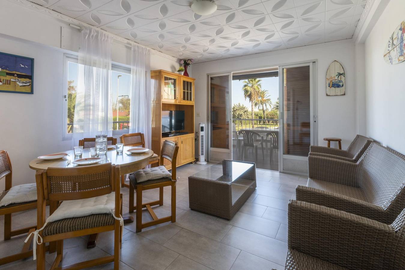 Ganze Ferienwohnung, Cotton - Apartment mit Terrasse in Playa de Oliva. in Oliva, Costa de Valencia