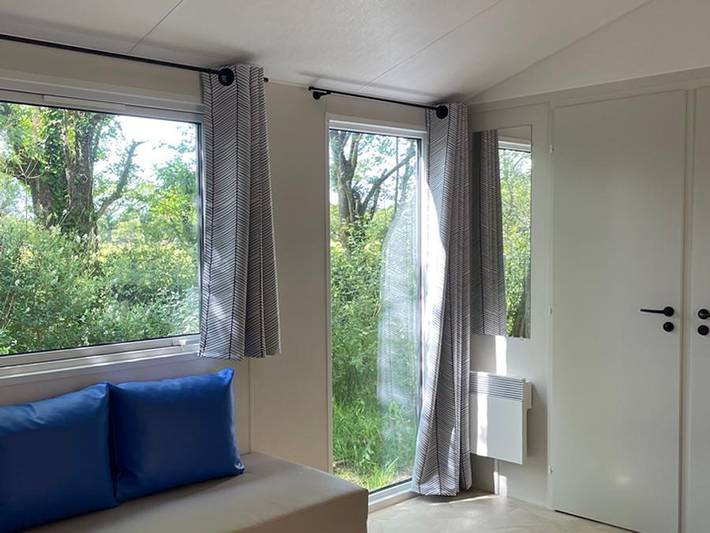 Camping Les Charmes - Mobilheim 4 personen - Mh 2 Ch Premium 4/6 pers 1/6 pers in Apremont, Loire-Tal