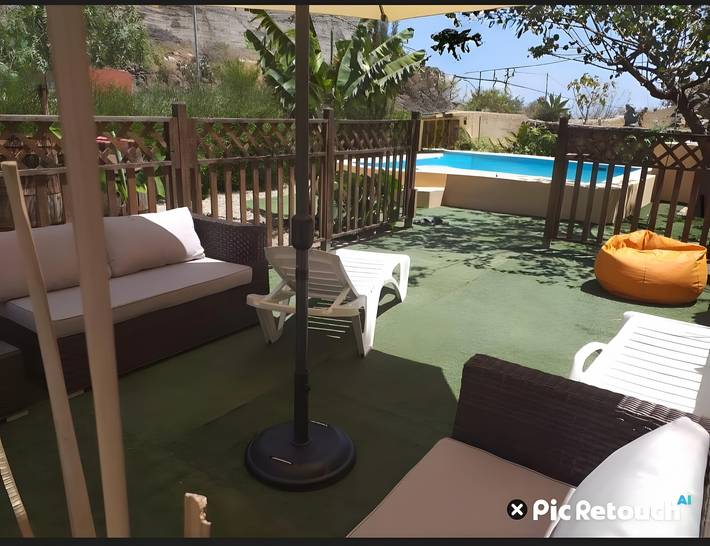 Casa rural para 3 personas, con jardín, Se admiten mascotas en Arafo