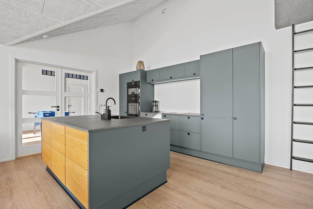 Modern activity house for 12 people by the Wadden Sea in Sønderstrand, Tagholm