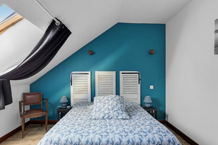Chambre Bleue, Table d'Hôte mit Terrasse, Gemeinschaftsgarten und WLAN in Saint-Pierre-de-Fursac, Fursac