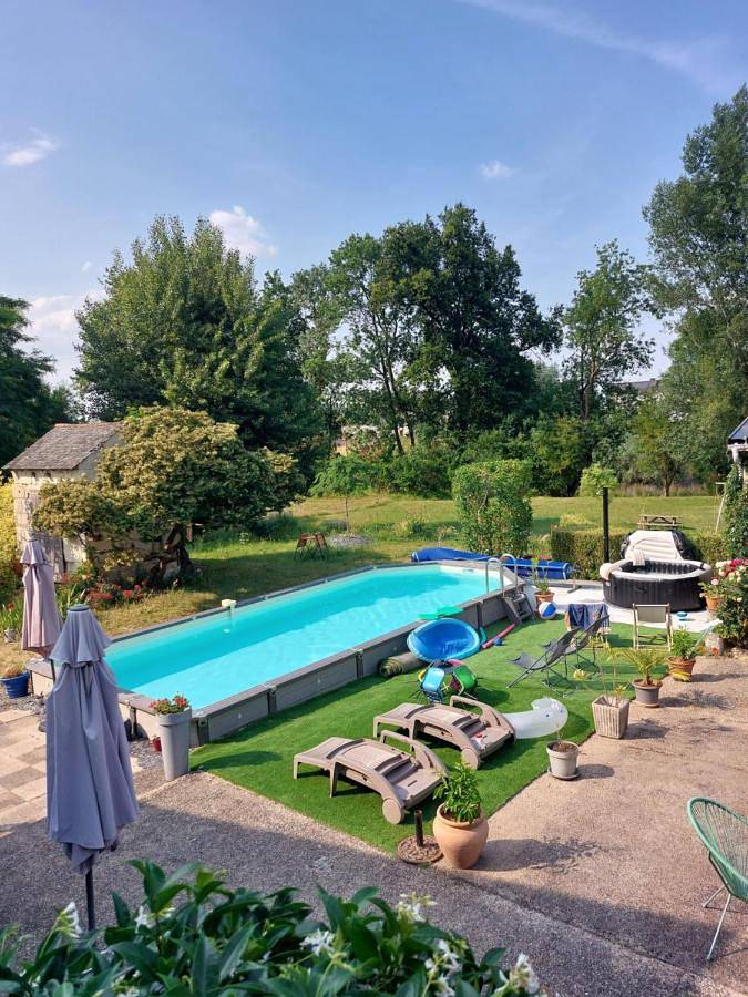 Twin Room with Garden View in Saumur, Vallée de la Loire