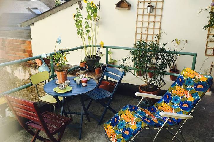 Vakantiewoning voor 3 personen, met terras in Caen