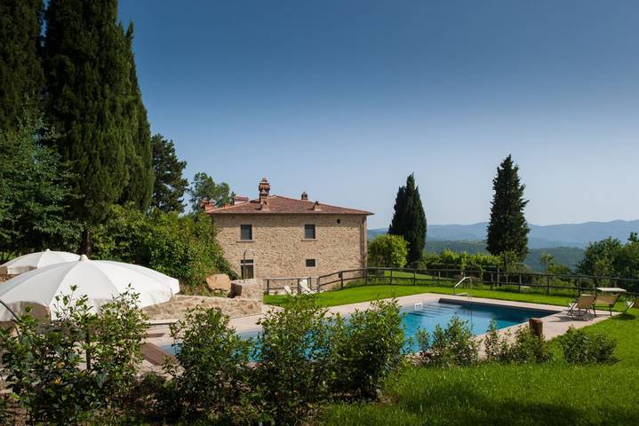 Villa pour 12 personnes, avec piscine et jardin à Arezzo